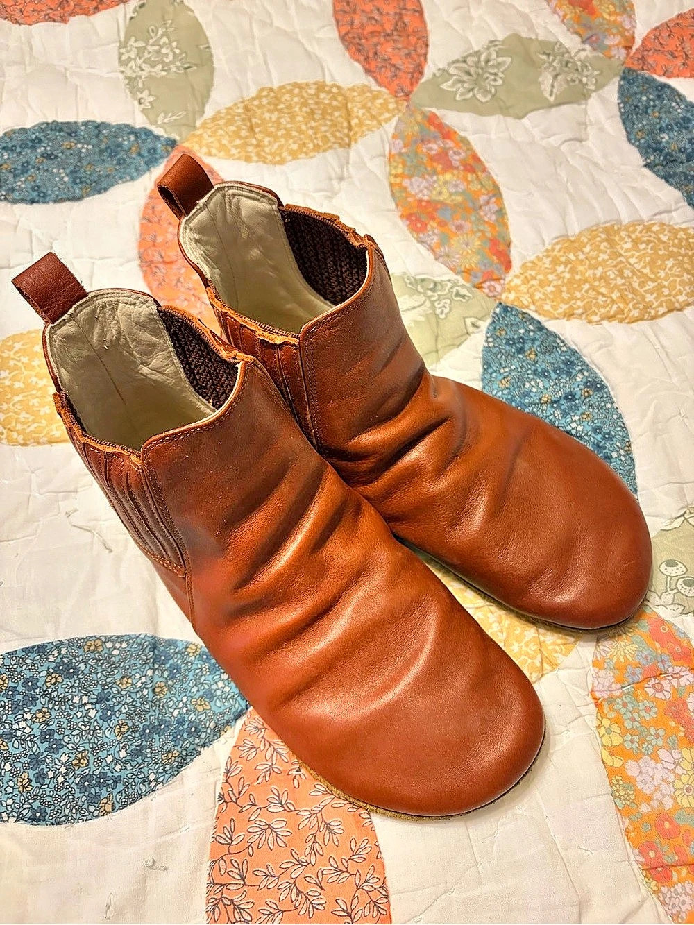 Lila Brown Chelsea Boots by Anya-size 41